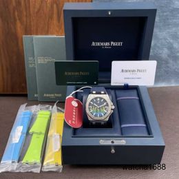 Business Wrist Watches Chronograph Wristwatches AP Watch Royal Oak Offshore Series Timepiece Titanium Automatic Mechanical Mens Watch FF0783J