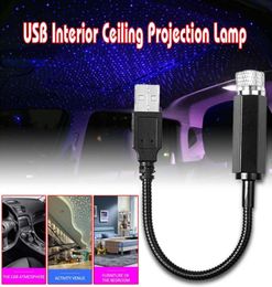 Car Roof Projection Light USB Portable Star Night Light Adjustable LED Galaxy Atmosphere Light Interior Ceiling Projector8812076