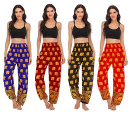 Capris 2020 NEW Arrival Thailand Elephant Yoga Pants Lantern Pants Loose High Quality Casual Pants Dropshipping 100% Rayon