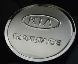 For 2008 2013 2014 2015 KIA Sportage Sportage R Tank Cover Stainless Steel GasFuelOil Tank Cover Car Styling Accessories5095685