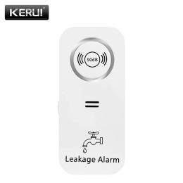 Control Kerui Wireless Water Sensor 90db Alarm Water Leakage Detector Leak Alert Monitoring Leak and Drip Alarm for Home