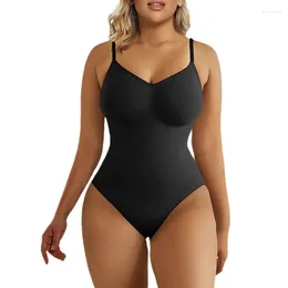 Women's Shapers Sexy Seamless Strapless Suspender With Solid Colour Slim Fit Integrated Waist Closure And Beautiful Body