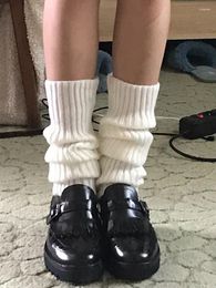 Women Socks Y2k Kawaii Fernvia Lolita Knit Long Harajuku Japanese Korean Chic Boot Winter Ankle Heap