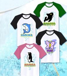 Whole Iwatobi Swim Club Cosplay Costume Nanase Haruka Tachibana Makoto Hazuki Nagisa Ryugazaki Rei Unisex Cotton Tshirt1667439