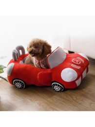 Mats Dog Bed Kennel Fashion Car Shape Cat Litter Soft Puppy House Warm Cushions For Teddy Chihuahua Dog Comfortable Sofa For Cat