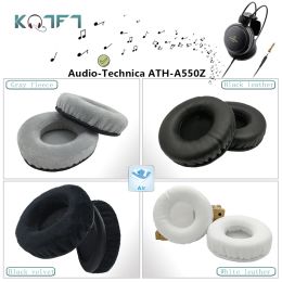 Accessories KQTFT flannel 1 Pair of Replacement Ear Pads for AudioTechnica ATHA550Z Headset EarPads Earmuff Cover Cushion Cups