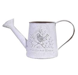 French Style Rustic White Shabby Chic Mini Rustic Metal Garden Decor Watering Can For Home Wedding Decoration3262540