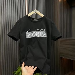 Summer T-shirt Italian designer's high-quality short sleeved fashionable men's and women's short T-shirt, couple style pure cotton luxury men's T-shirt