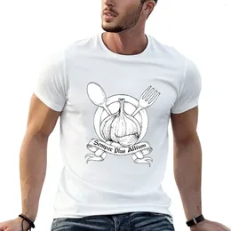 Men's Polos Food Lover Cooking Kitchen Graphic Always More Garlic Semper Plus Allium T-Shirt Animal Prinfor Boys Tshirts For Men