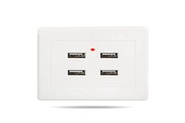 Wall five holes four dual mobile phone charging usb socket panel type 86 usb switch socket 2772478