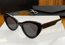 13Y Cat Eye Sunglasses Black Gray Lenses for Women Luxury Glasses Shades Occhiali da sole UV400 Eyewear