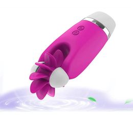 IKOKY Tongue Licking Vibrator Rotation Oral Clitoris Stimulator Sex Toys For Women Masturbator Sex Products Breast Massage S1810196691109