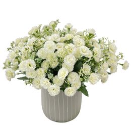 Hochwertige 20 Blütenköpfe im Großhandel, 1 Strauß kleine lila Nelken im europäischen Stil, künstliche Blumen, Großhandel für Zuhause, Fotografie, weich