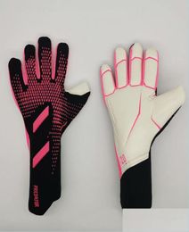 Sports Gloves 2022 New Goalkeeper Gloves Finger Protection Professional Men Football Adts Kids Thicker Goalie Soccer Glove Drop De6551515