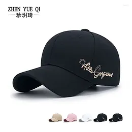 Ball Caps Spring Korean Pineapple Fabric Gold Thread Embroidered Baseball Hat Men's Fashion Sports Sunshade Youth Women