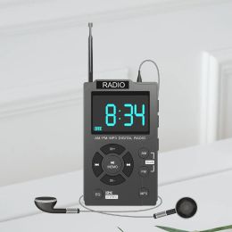 Radio AM/FM Radio USB Walkman Radio Small Radio MP3 Music Player Digital Radio Pocket Radio for Office Jogging Walking Gym