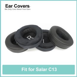 Accessories Earpads For Salar C13 Headphone Earcushions Protein Velour Pads Memory Foam Ear Pads