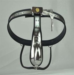 Newest Male Model-Y Curve Waist Fully Adjustable Stainless Steel Belt Device with Penis Cage bdsm Sex Toy3515554