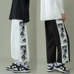 Pants Streetwear Anime Sweatpants Male Baggy Wide Leg Oversize Pants Sport Joggers Pants Basketball Man New 2023 Straight Trousers