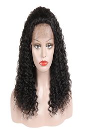 Kinky Curly Human Hair Lace Front Wigs With Baby Hair Brazilian Malaysian Peruvian Indian Mongolian Curly Virgin Hair Wigs For Bla8458220