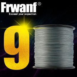 Lines Frawnf 9 Braid Braided Fishing Line Japan Super Strong Multifilament Fishing Lines 300M A braid of Braids Rod Wire 15310LB