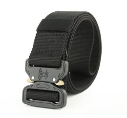New Fashion Unisex Army Tactical Waist Belt 38cm Jeans Male Casual Canvas Webbing Nylon Duty Belt3608421
