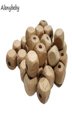 Cube Wooden Square Beads Teether 12mm Natural Beech Wood Beads For Jewelry Making DIY Baby Teething Necklace Product9163068