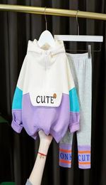 2022 baby sets children039s suit red orange purple plush thickened westernstyle spring autumn east season sweater pants3753224