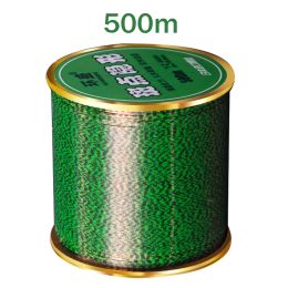 Lines 500m 3D Invisible Spoted Line Fly Fishing Line Bionic Monofilament Fish Line Speckle carp Nylon Thread Fishing Line Algae Line