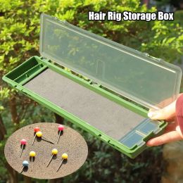 Boxes Carp Fishing Tackle Box Hair Rig Storage Tools Fishing Hook Line Container Organiser For Carp Coarse Ronnie Rig Fish Accessories