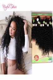 Lowest human hair extensions peruvian loose wave 250 deep curly hair Brazilian human braiding 8bulks kinky curly blended wef8085758