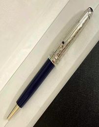 Limited edition Around the world in 80 days Dark Blue Rollerball pen Luxury Msk Writing Ballpoint pens stationery office school su6327430