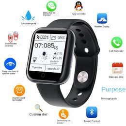 Men's and women's fitness smart wristband, heart rate and blood pressure monitoring, color screen, health Bluetooth exercise pedometer