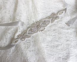 Bright Bridal Belt Wedding Rhinestone Faux Pearl Princess Sashes Bridesmaid Dress Sash Wedding Accessories Multi Colour Ribbon BW545786142