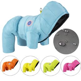 Jackets Winter Warm Thicken Pet Dog Jacket For Small Medium Dog Cat Waterproof Puppy Clothes With D Rings Chihuahua Yorkie Coat Outfits