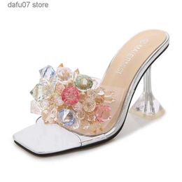 Dress Shoes Women Slip On Flat Sandals Casual Bling Rhinestone Strap Sandals Open Toe Slide Go Walk Sandals Women Vegan Sandals WomenH2431