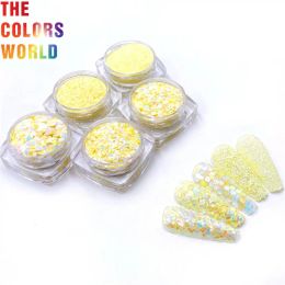 Glitter TCD12 Solvent Resistant Pearlescent Indescent Hexagon Light Yellow Epoxy Art Festivals Concerts Bachelorette Party Henna Tattoo