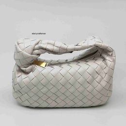 Italy Jodie Hangbag Botte Handbag Jodie Womens White Sand Monk Bag Woven Knot Bag