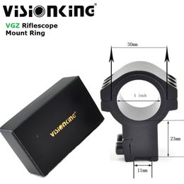 Visionking Shockproof 25.4mm 30mm Rifle Scope Aluminium Mounting 11mm High Mount Rings Guide Optical Sight For.223 .308 .50 Cal Tube Rail