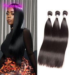 Malaysian Human Hair 3 Bundles Silky Straight 100 Unprocessed Virgin Hair Extensions Mink Malaysian Weaves Hair Wefts5621831