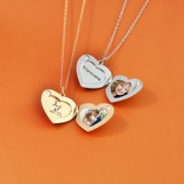 Heißverkaufte DIY-Halskette mit Farbdruck, personalisierte Halskette mit Liebesanhänger, kreatives Geschenk zum Valentinstag, Schlüsselbeinkette