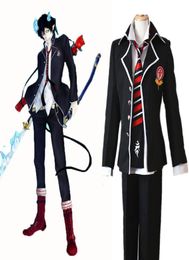 Anime Ao no Exorcist Cosplay Blue Exorcist Rin Okumura Costume School Uniform Men Suits Outfits4568635