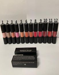 Makeup M AC VERSICOLOUR STAIN Matte Liquid Lipstick rouge a levres Makeup Lip Gloss Lipsticks 12 Colours Lipgloss 85ml6722946