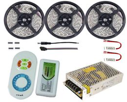 20m 15m 10m 5m Dual Color LED Strip Lights 5050 smd Waterproof IP65 Reel Lights RF Remote Controller Power Supply Adaptor Kit 2061129