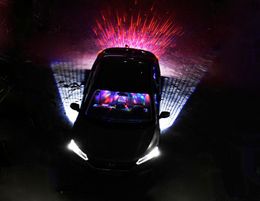 LED Car laser projector lamp sangel wings meteor welcome embient warning turn signal front fog 3d decor Ghost Shadow lights access9293517