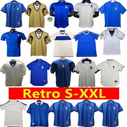 1982 Classic Retro Soccer jerseys ROSSI 90 94 98 R.BAGGIO MALDINI Totti Del Piero Pirlo Inzaghi Cannavaro Materazzi Nesta Buffon 00 06 Top Retro Footbal Shirt