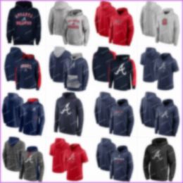 Atlanta''Braves''Hoodie Men Women Youth Olive 2024 Salute to Service Therma Performance Pullover Custom Jersey Baseball Hoodie