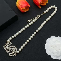chanelllies cclies channel chanelliness Women cclies Necklace Pendant Designer Pearl Crystal Brass C-letter Necklaces Choker Jewelry Acce