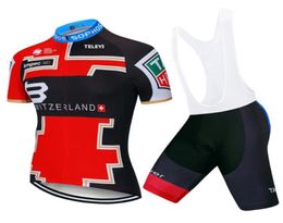 2021 Team Switzerlands cycling jersey gel bike shorts ropa ciclismo mens summer quick dry BICYCLING Maillot Culotte clothing3663278