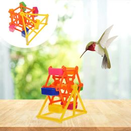 Other Bird Supplies Parrot Toy Foraging Food Leakage Pet Spinner Gnaw Training Plastic Windmill